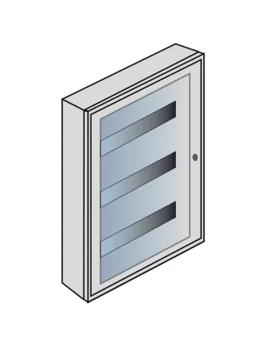 Cuadro de pared de chapa 36din.